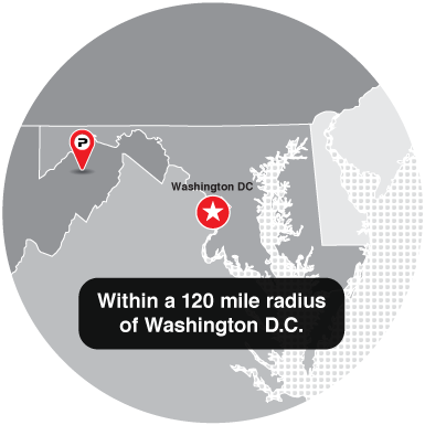 120-mile-radius-from-Washington-DC